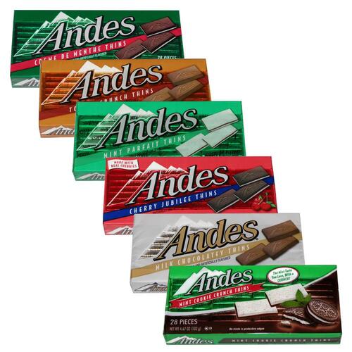 앤디스 초콜릿 132g - 6가지 Andes
