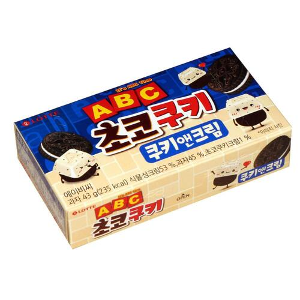 롯데 ABC 초코쿠키 쿠키앤크림 43g