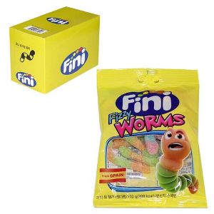 Fini 피니 피지 웜 젤리 100g x 12개입